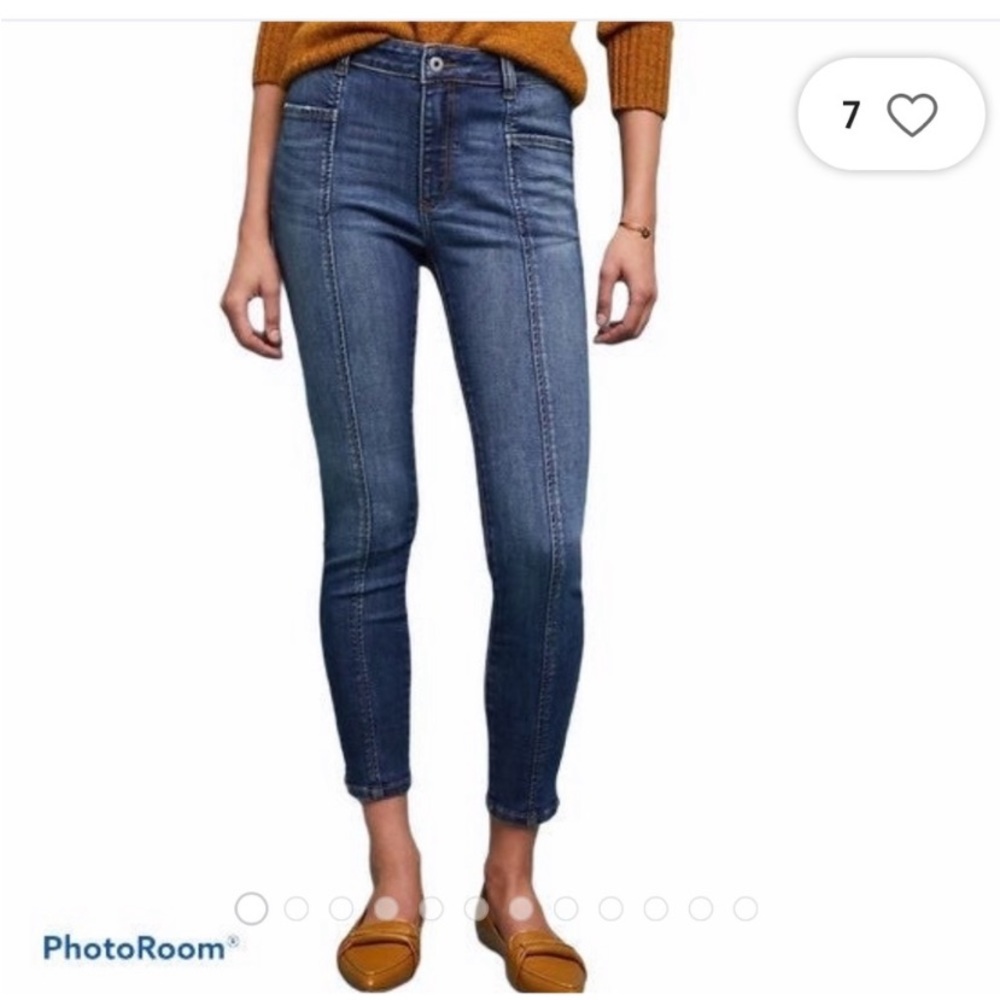 Anthropologie Pilcro & the Letterpress high rise denim legging jeans